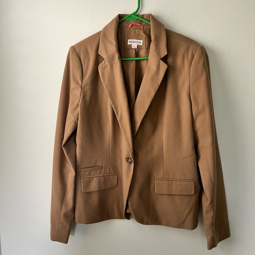 Merona camel colored blazer